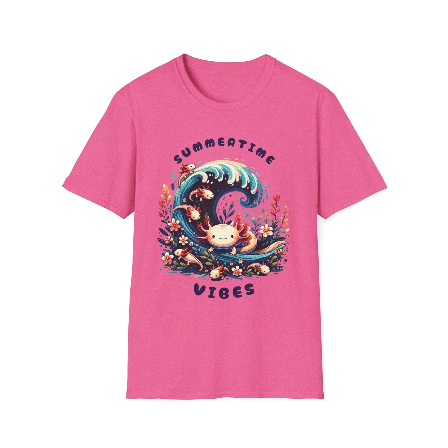 Summertime Vibes Unisex Softstyle T-Shirt - Casual Summer Tee