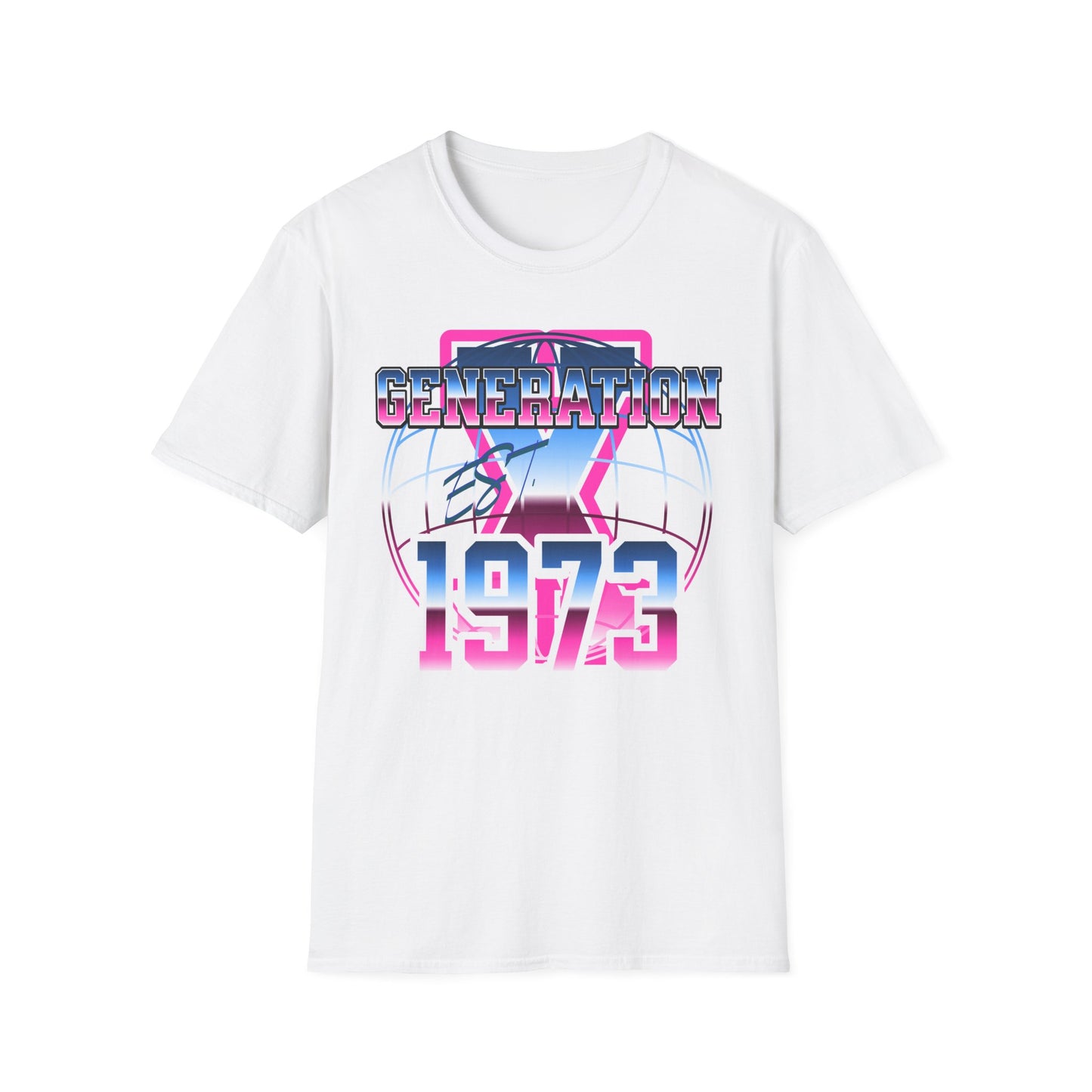 1973 Retro Generation T-Shirt, Vintage Style Tee, Unisex Casual Wear, Gift for Gen ZX Nostalgic Fashion, Birthday Gift