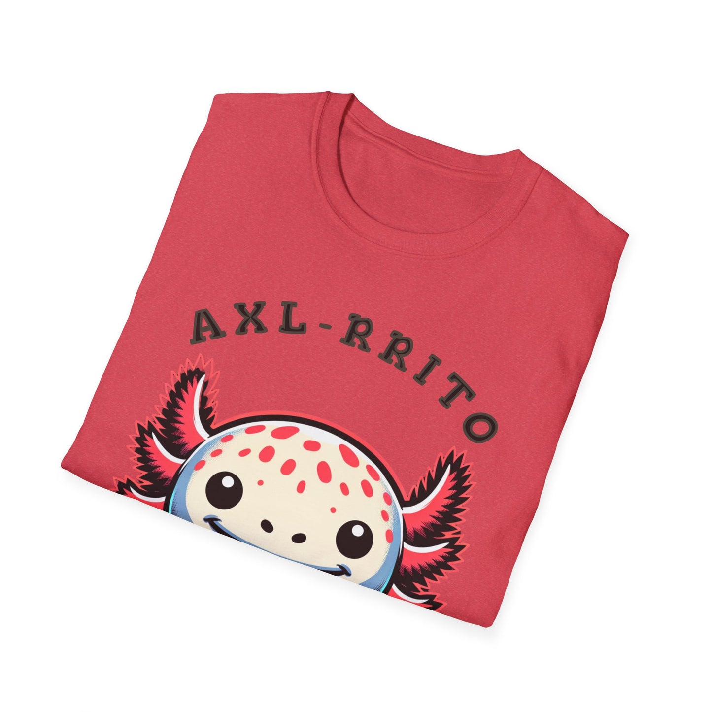 Axl-Rrito Unisex Softstyle T-Shirt - Cute Foodie Design