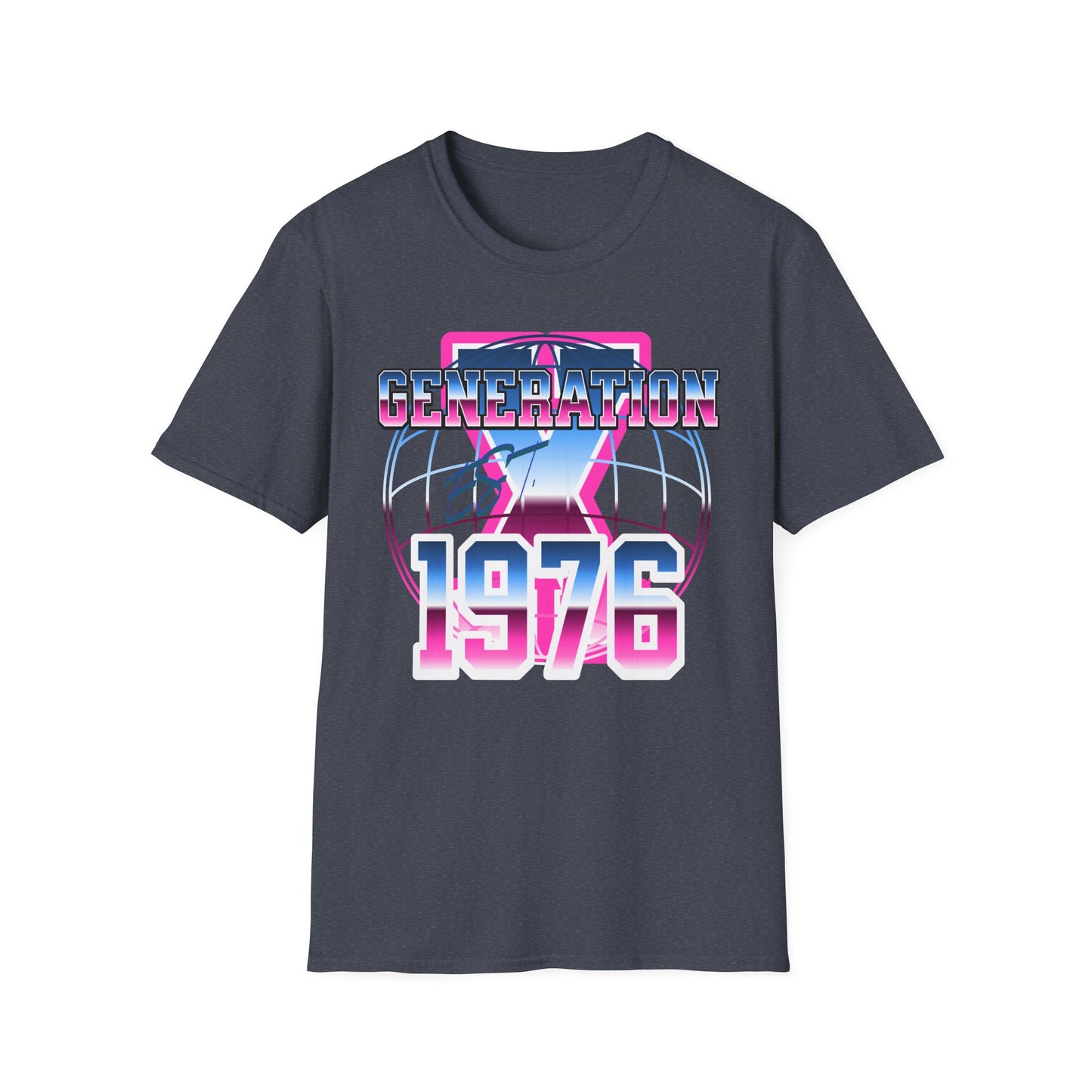 Retro 1976 Generation T-Shirt, Nostalgic Apparel, 70s Style Tee, Perfect Gift for Birthdays, Casual Vibe, Unisex Fashion