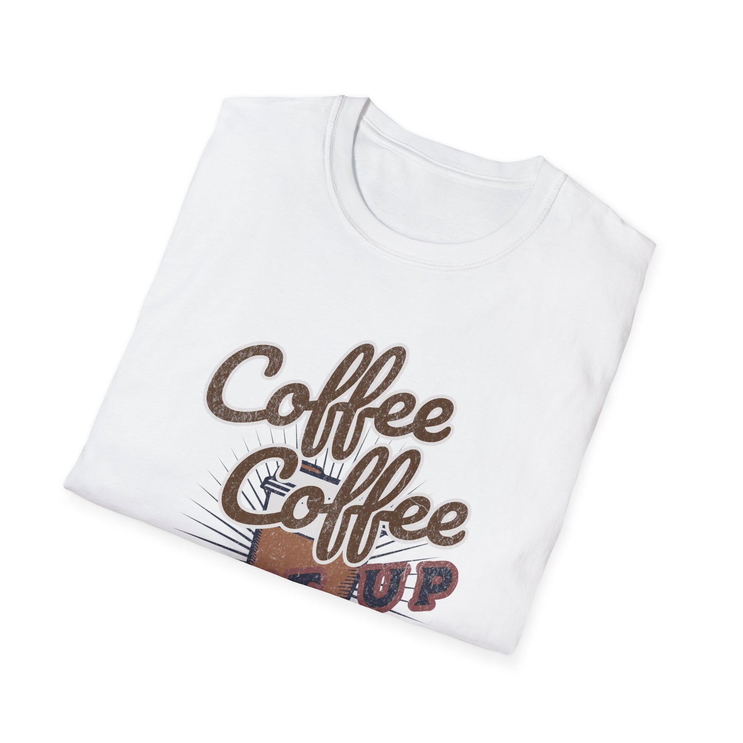 Shut up Coffee Lover Unisex T-Shirt - Fun Graphic Tee, Perfect for Baristas, Coffee Addicts, Gifts, Daily Wear, Casual Style