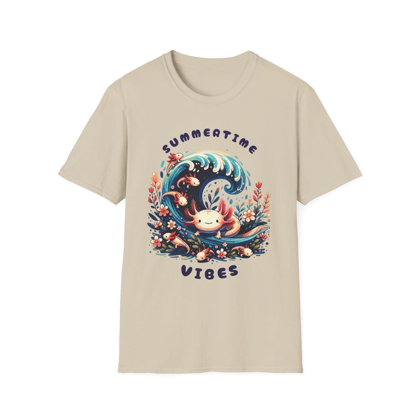 Summertime Vibes Unisex Softstyle T-Shirt - Casual Summer Tee