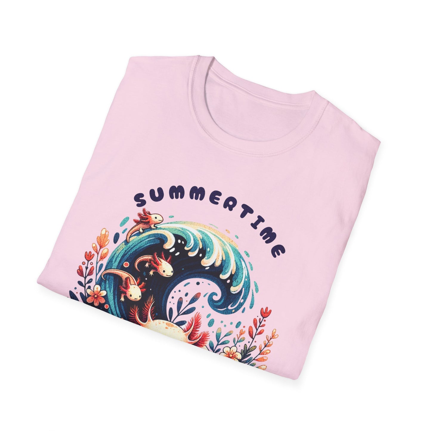 Summertime Vibes Unisex Softstyle T-Shirt - Casual Summer Tee
