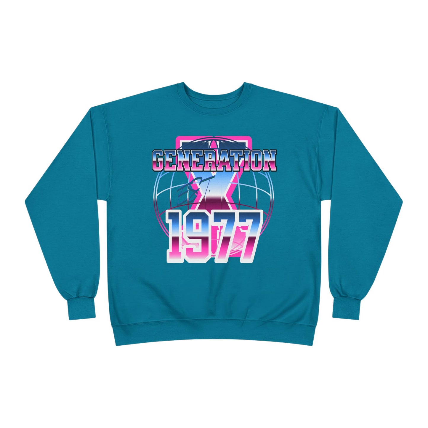 Retro Generation 1977 Sweatshirt - Vintage Style, Cozy Gift for 70s Lovers, Unisex Crewneck, Eco-Friendly Fashion