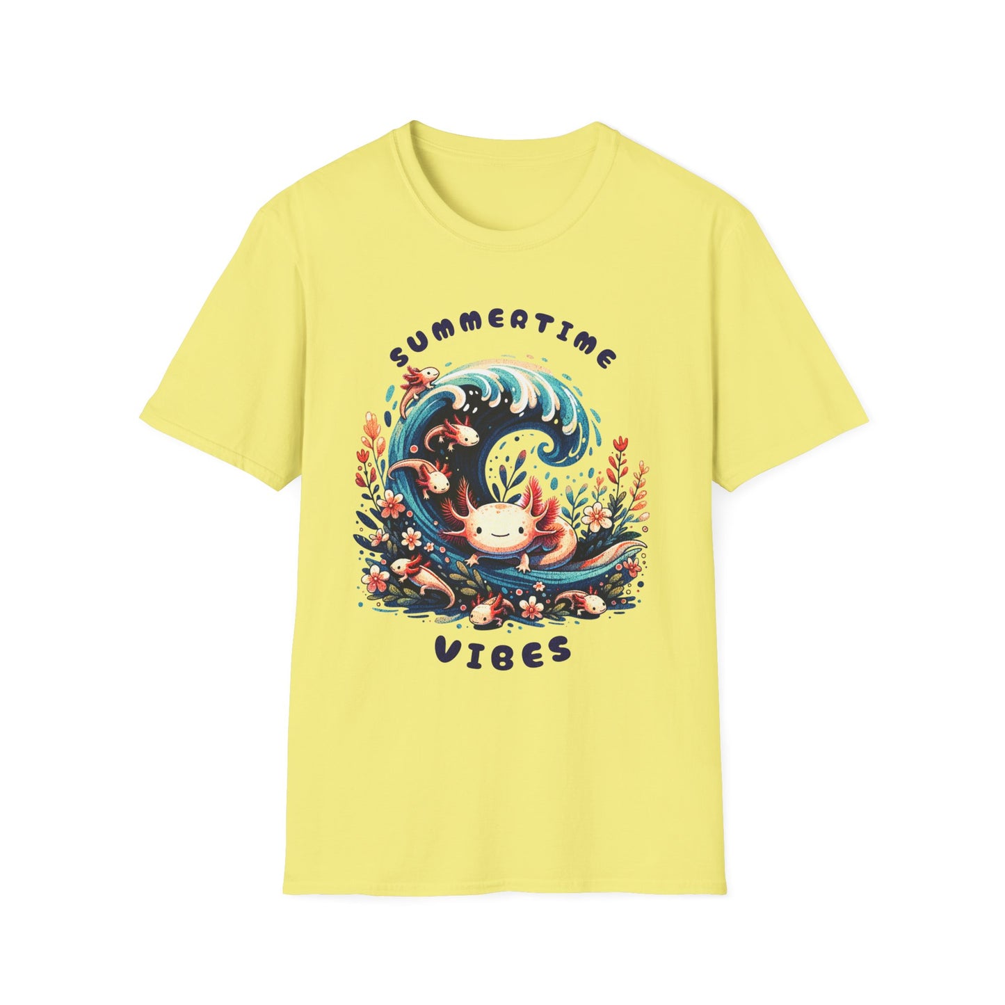 Summertime Vibes Unisex Softstyle T-Shirt - Casual Summer Tee