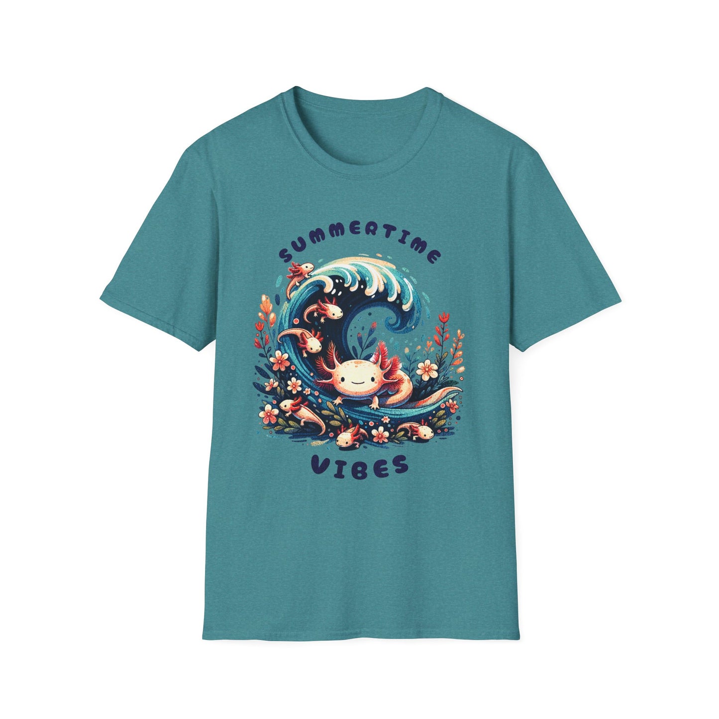 Summertime Vibes Unisex Softstyle T-Shirt - Casual Summer Tee