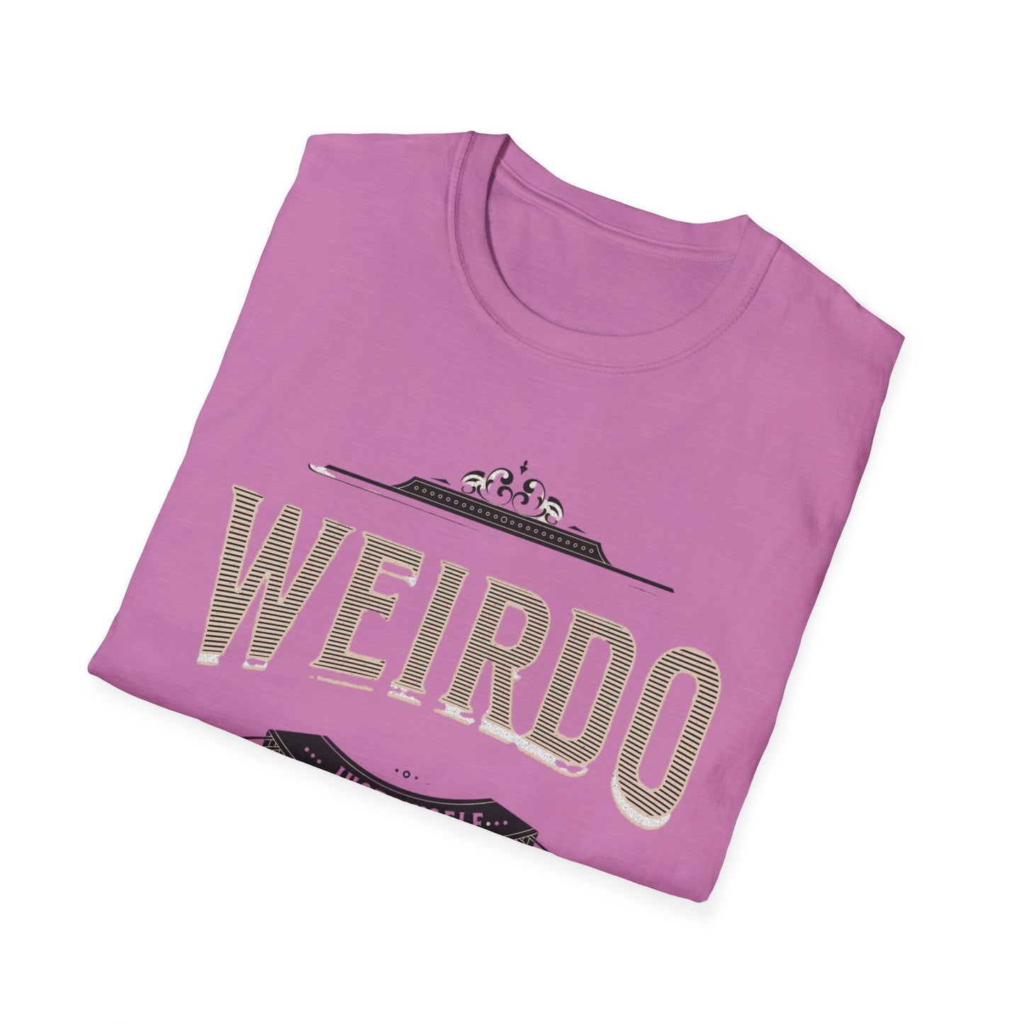 Quirky Weirdo Unisex Softstyle T-Shirt | Funny Graphic Tee for Self-Expression, Casual Wear, Gift for Friends, Birthday, and Everyday