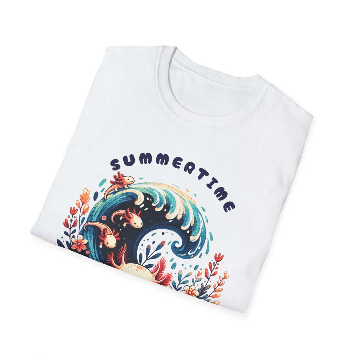 Summertime Vibes Unisex Softstyle T-Shirt - Casual Summer Tee