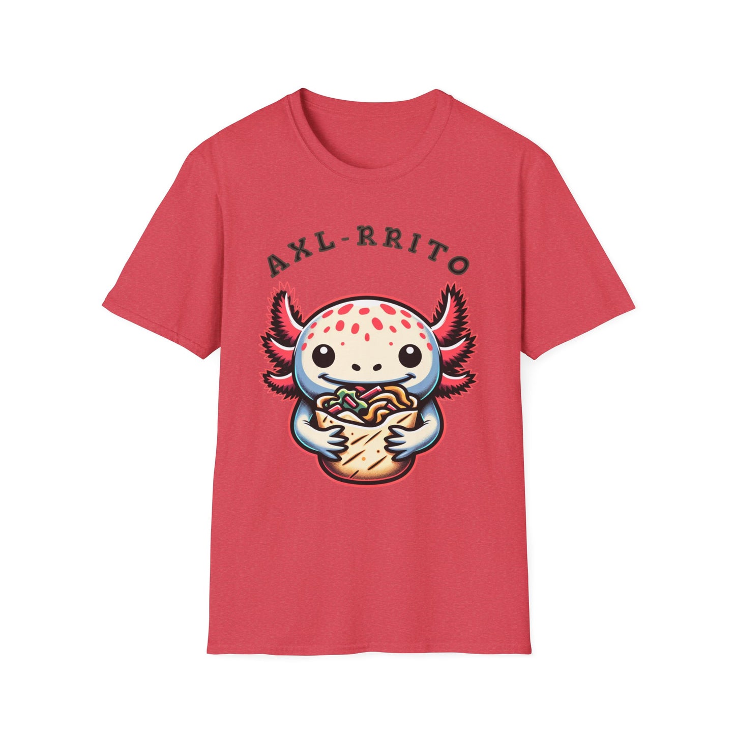 Axl-Rrito Unisex Softstyle T-Shirt - Cute Foodie Design
