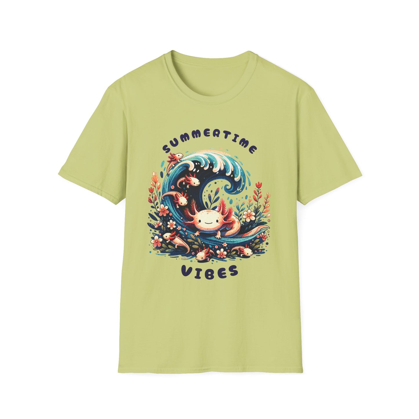 Summertime Vibes Unisex Softstyle T-Shirt - Casual Summer Tee