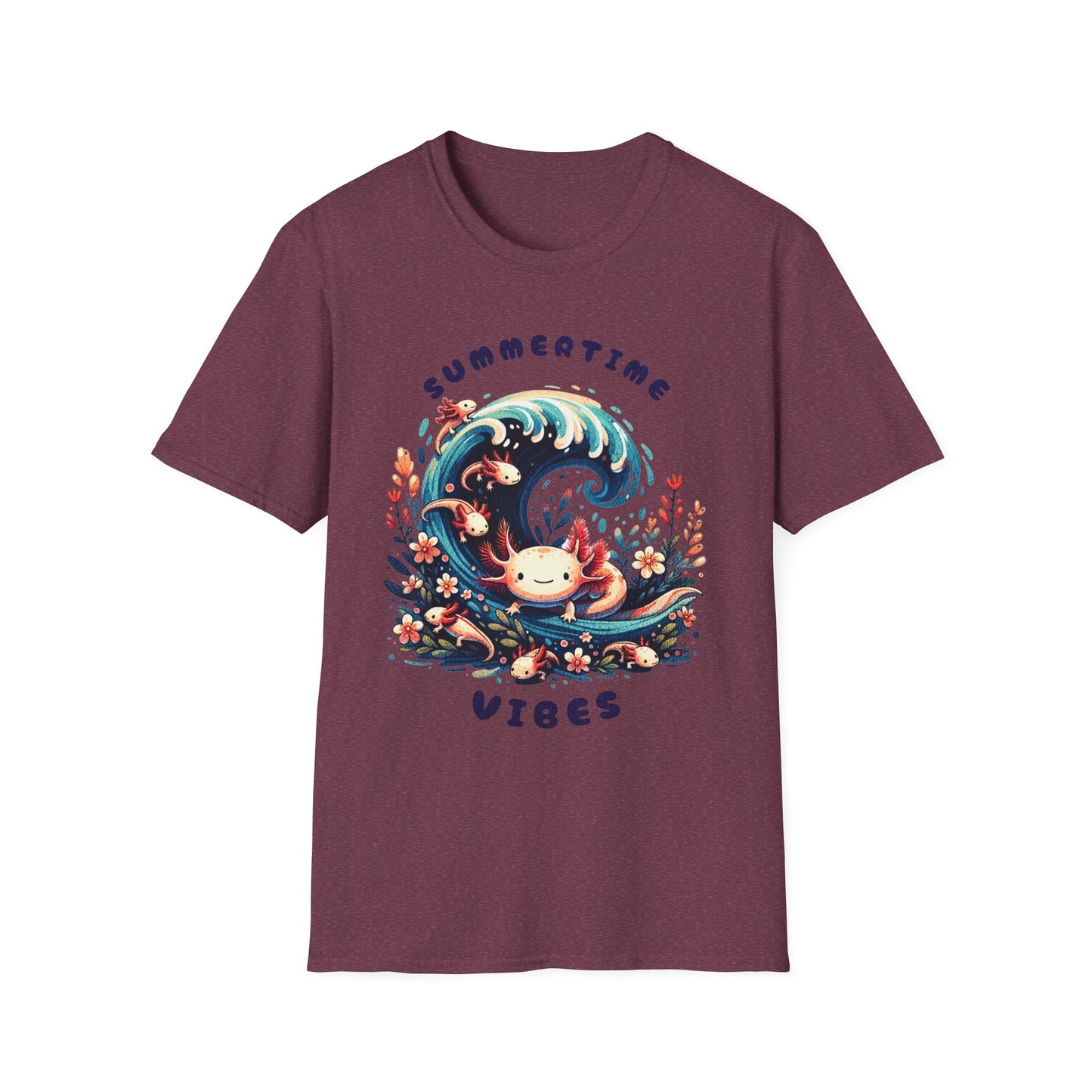 Summertime Vibes Unisex Softstyle T-Shirt - Casual Summer Tee