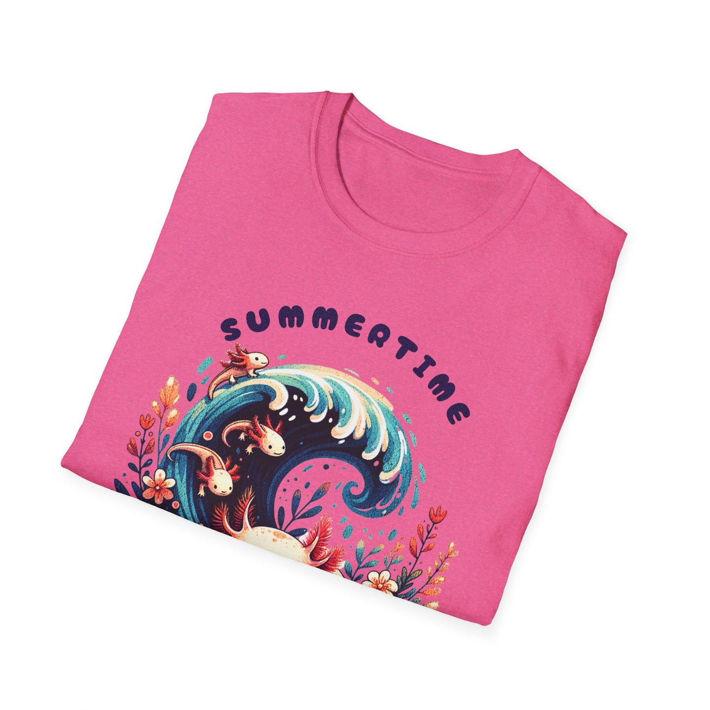 Summertime Vibes Unisex Softstyle T-Shirt - Casual Summer Tee