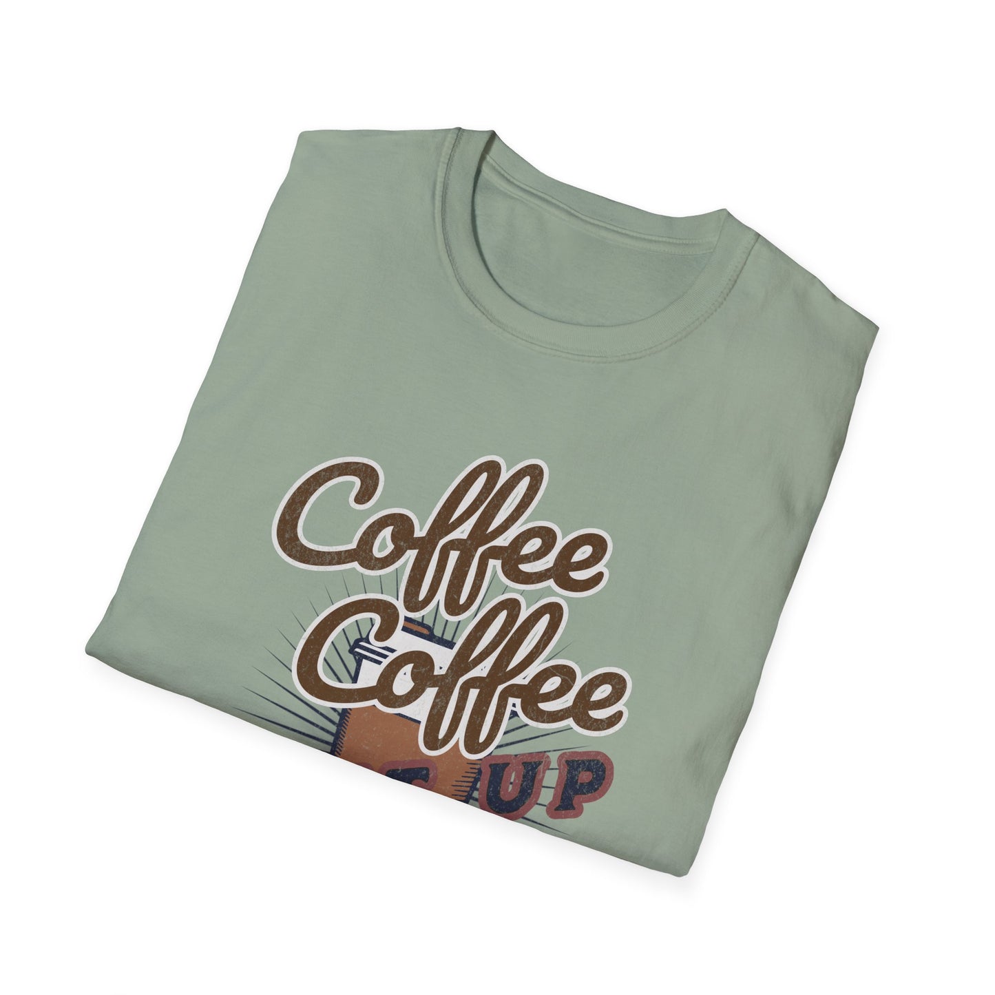 Shut up Coffee Lover Unisex T-Shirt - Fun Graphic Tee, Perfect for Baristas, Coffee Addicts, Gifts, Daily Wear, Casual Style