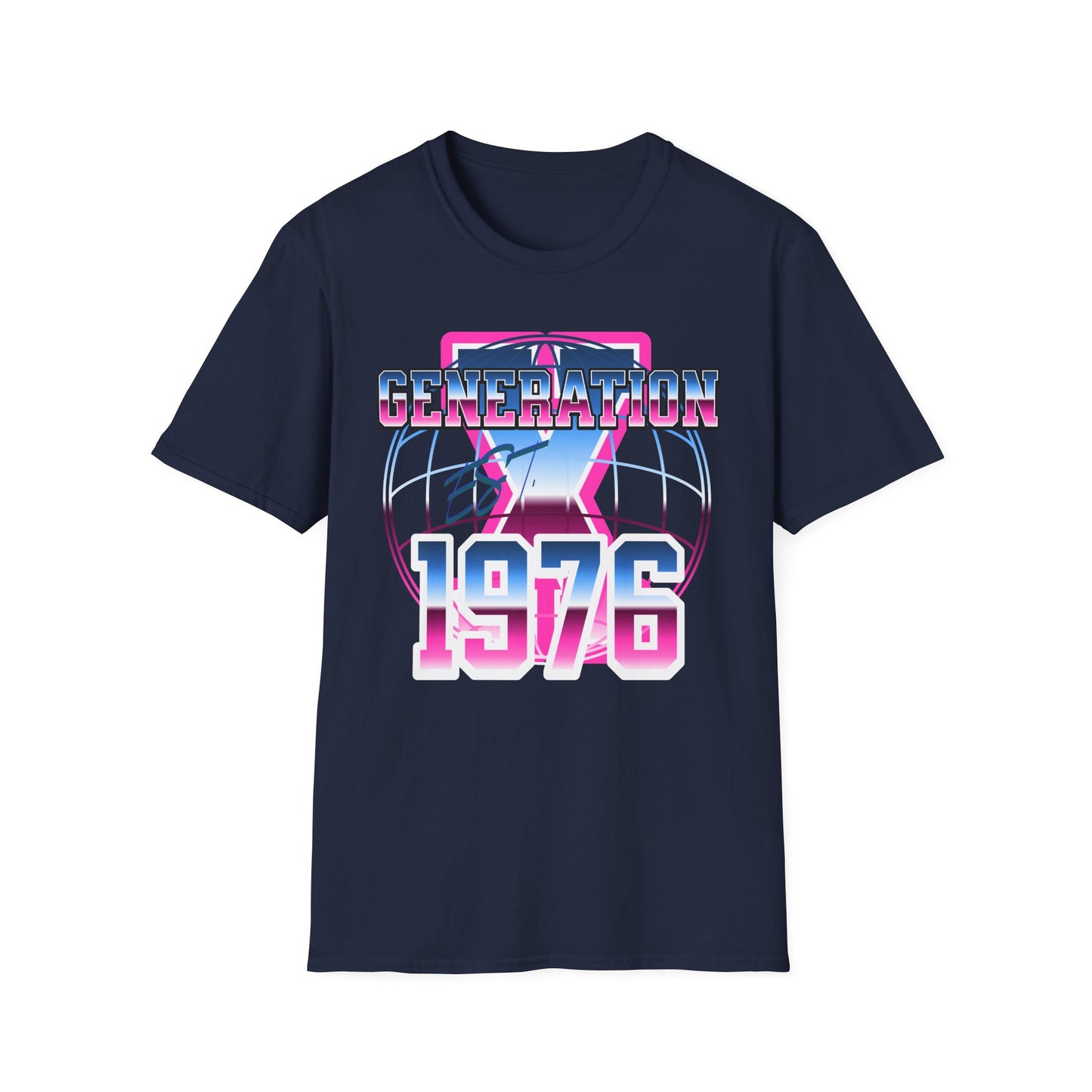 Retro 1976 Generation T-Shirt, Nostalgic Apparel, 70s Style Tee, Perfect Gift for Birthdays, Casual Vibe, Unisex Fashion