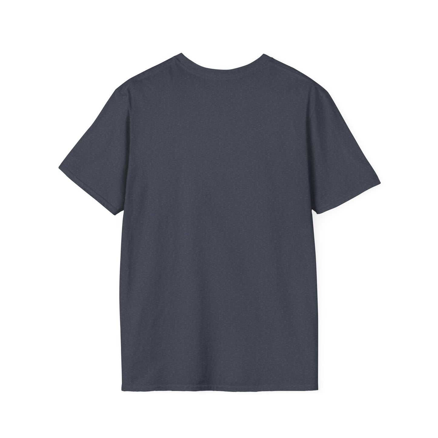 Back of gray t-shirt blank