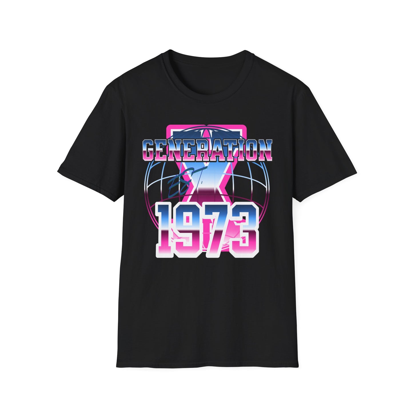 1973 Retro Generation T-Shirt, Vintage Style Tee, Unisex Casual Wear, Gift for Gen ZX Nostalgic Fashion, Birthday Gift