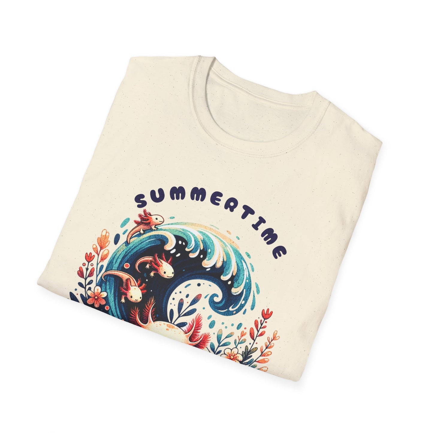 Summertime Vibes Unisex Softstyle T-Shirt - Casual Summer Tee