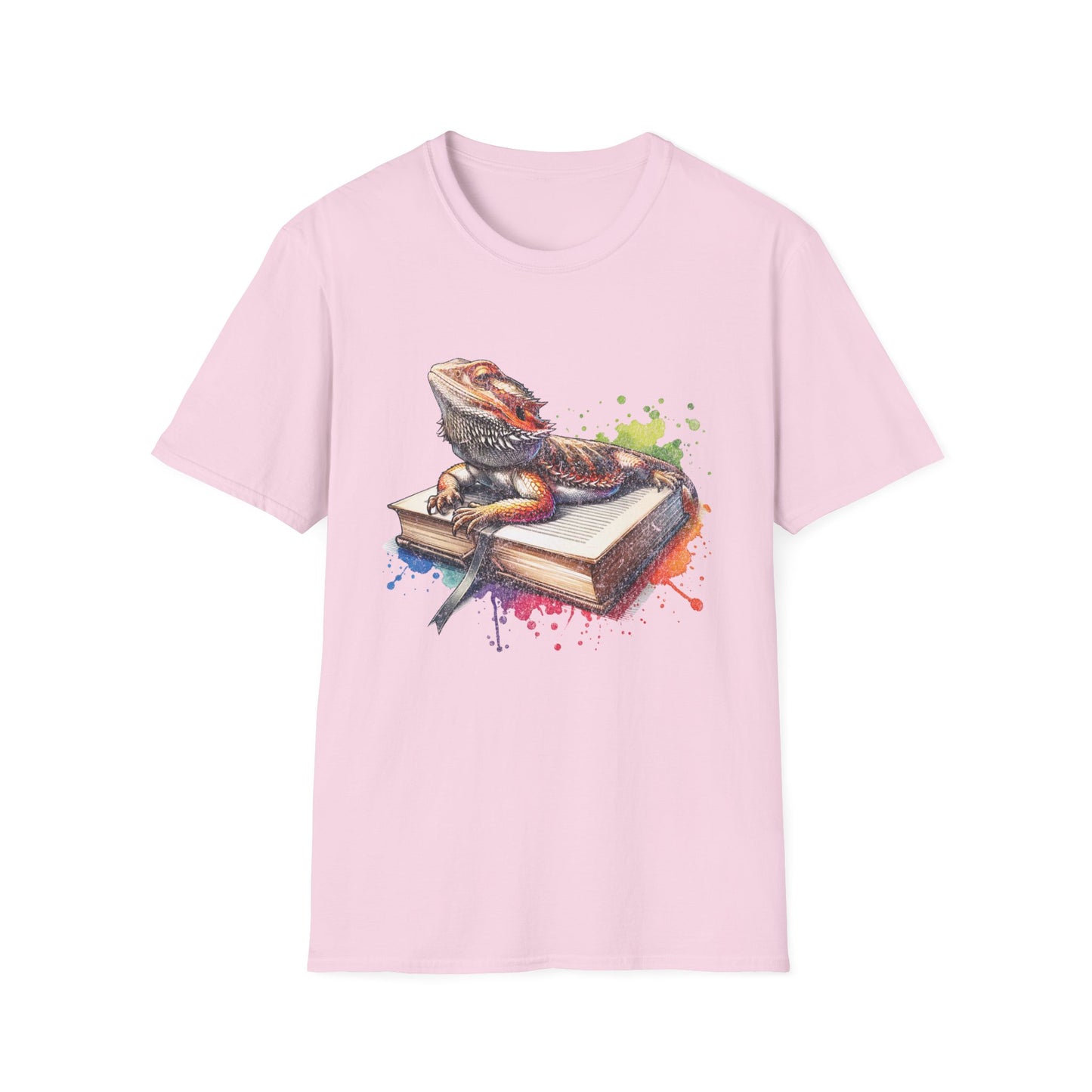 Bearded Dragon Book Unisex Softstyle T-Shirt