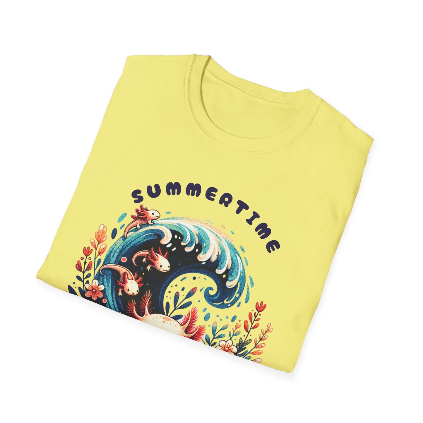 Summertime Vibes Unisex Softstyle T-Shirt - Casual Summer Tee