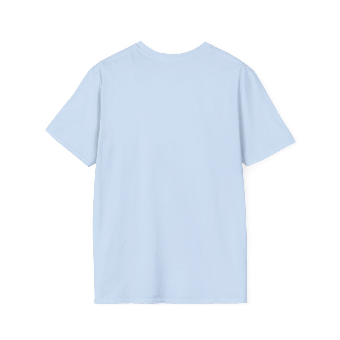Back light blue shirt blank