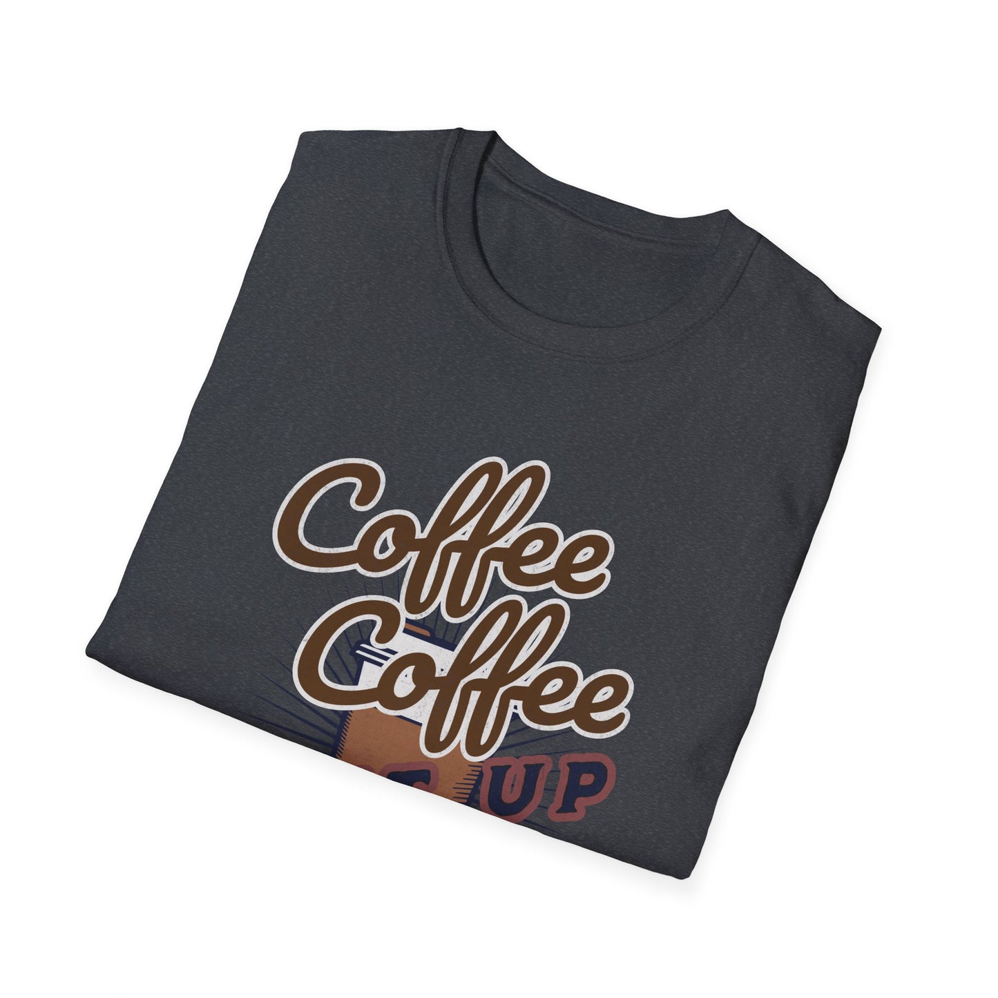 Shut up Coffee Lover Unisex T-Shirt - Fun Graphic Tee, Perfect for Baristas, Coffee Addicts, Gifts, Daily Wear, Casual Style