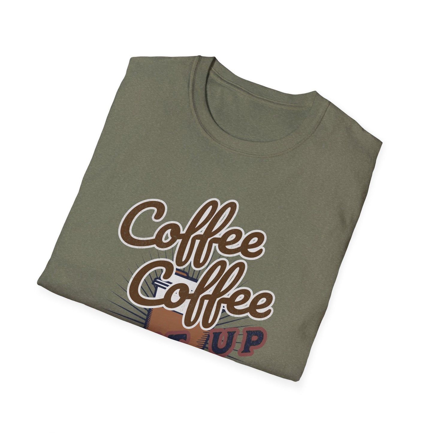 Shut up Coffee Lover Unisex T-Shirt - Fun Graphic Tee, Perfect for Baristas, Coffee Addicts, Gifts, Daily Wear, Casual Style