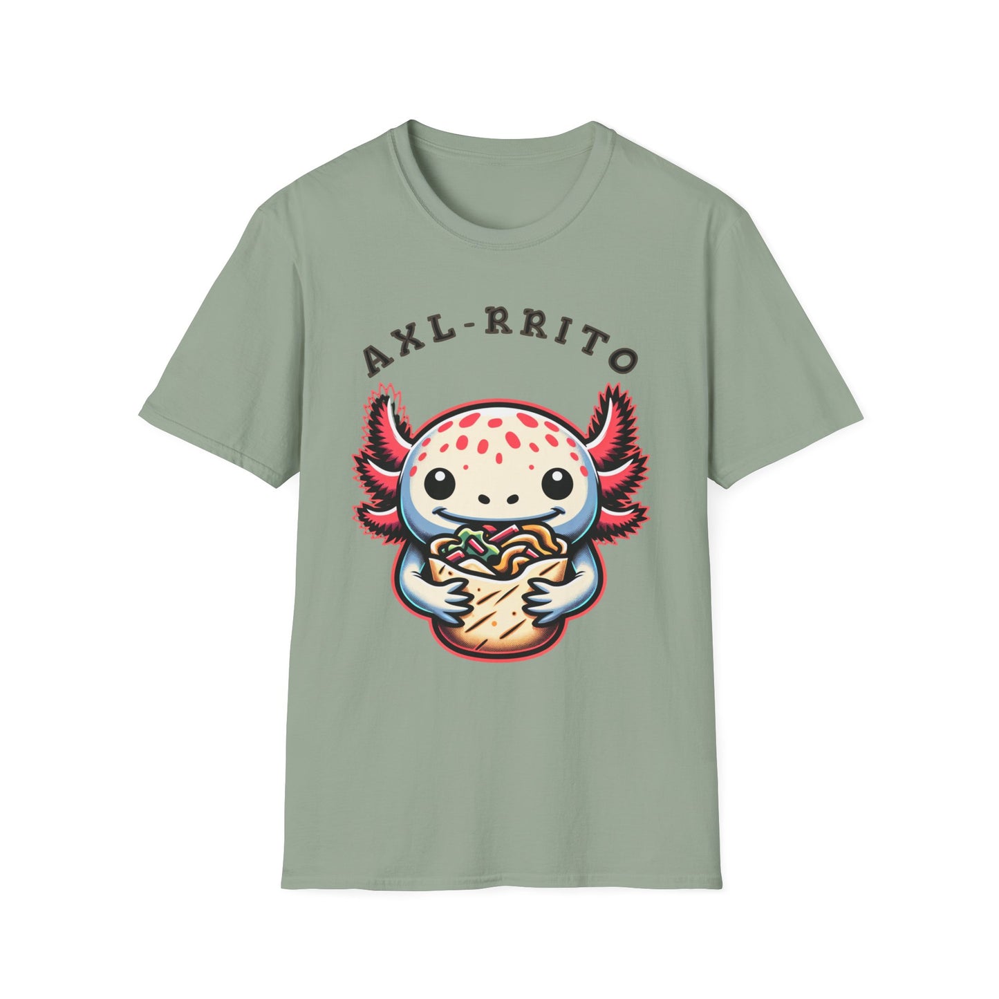 Axl-Rrito Unisex Softstyle T-Shirt - Cute Foodie Design