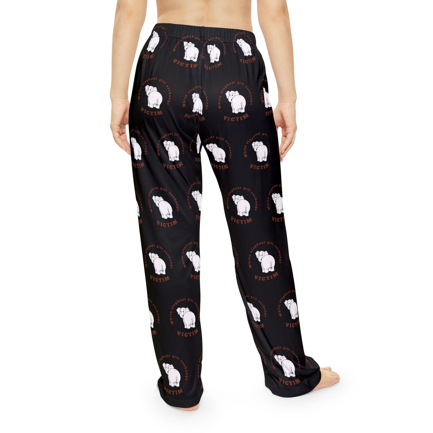 Funny White Elephant Gift Exchange - Cozy Women's Pajama Pants