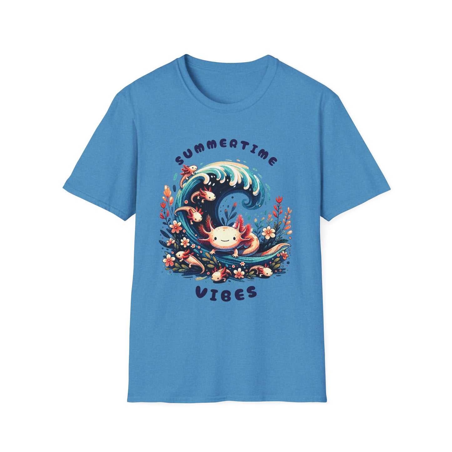 Summertime Vibes Unisex Softstyle T-Shirt - Casual Summer Tee