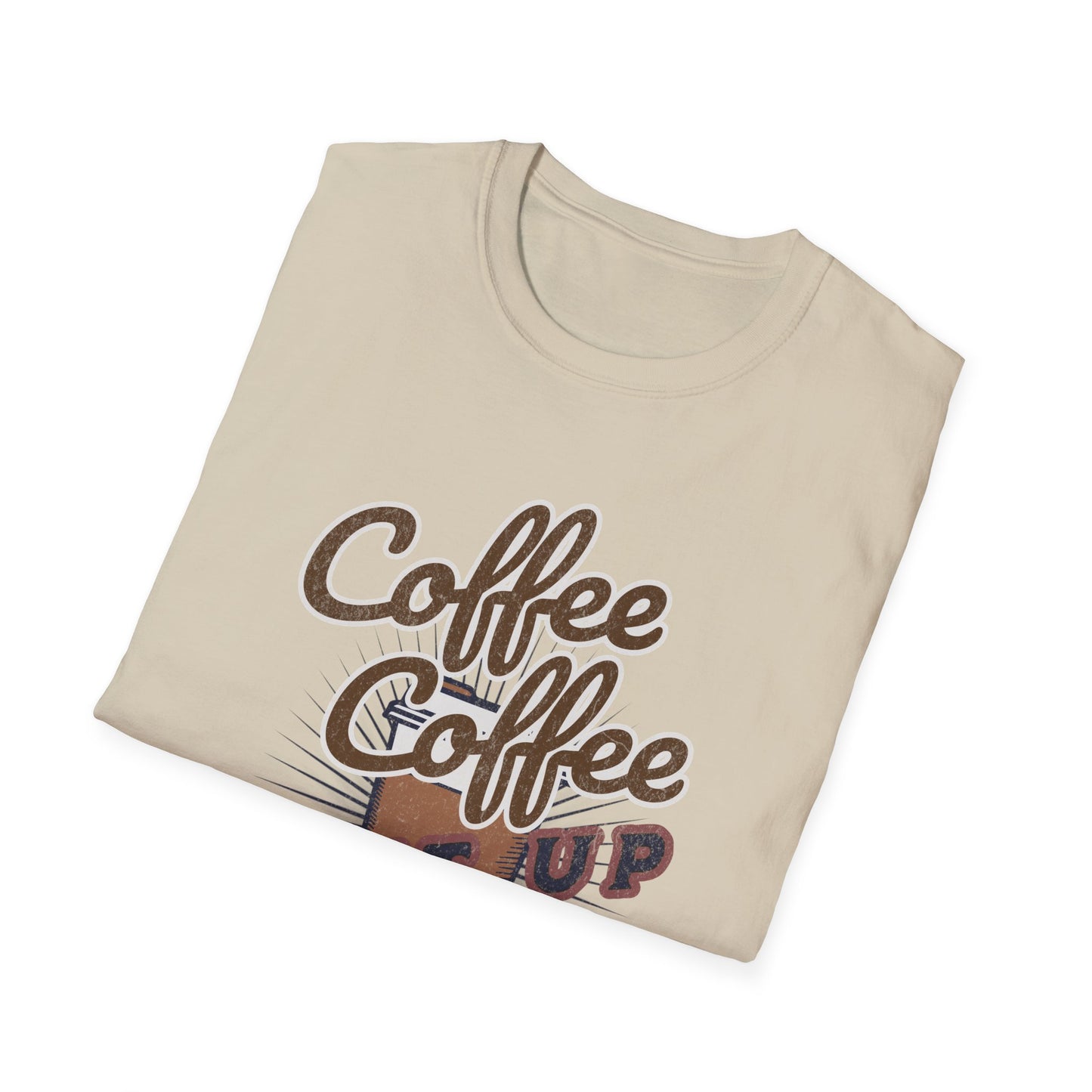 Shut up Coffee Lover Unisex T-Shirt - Fun Graphic Tee, Perfect for Baristas, Coffee Addicts, Gifts, Daily Wear, Casual Style