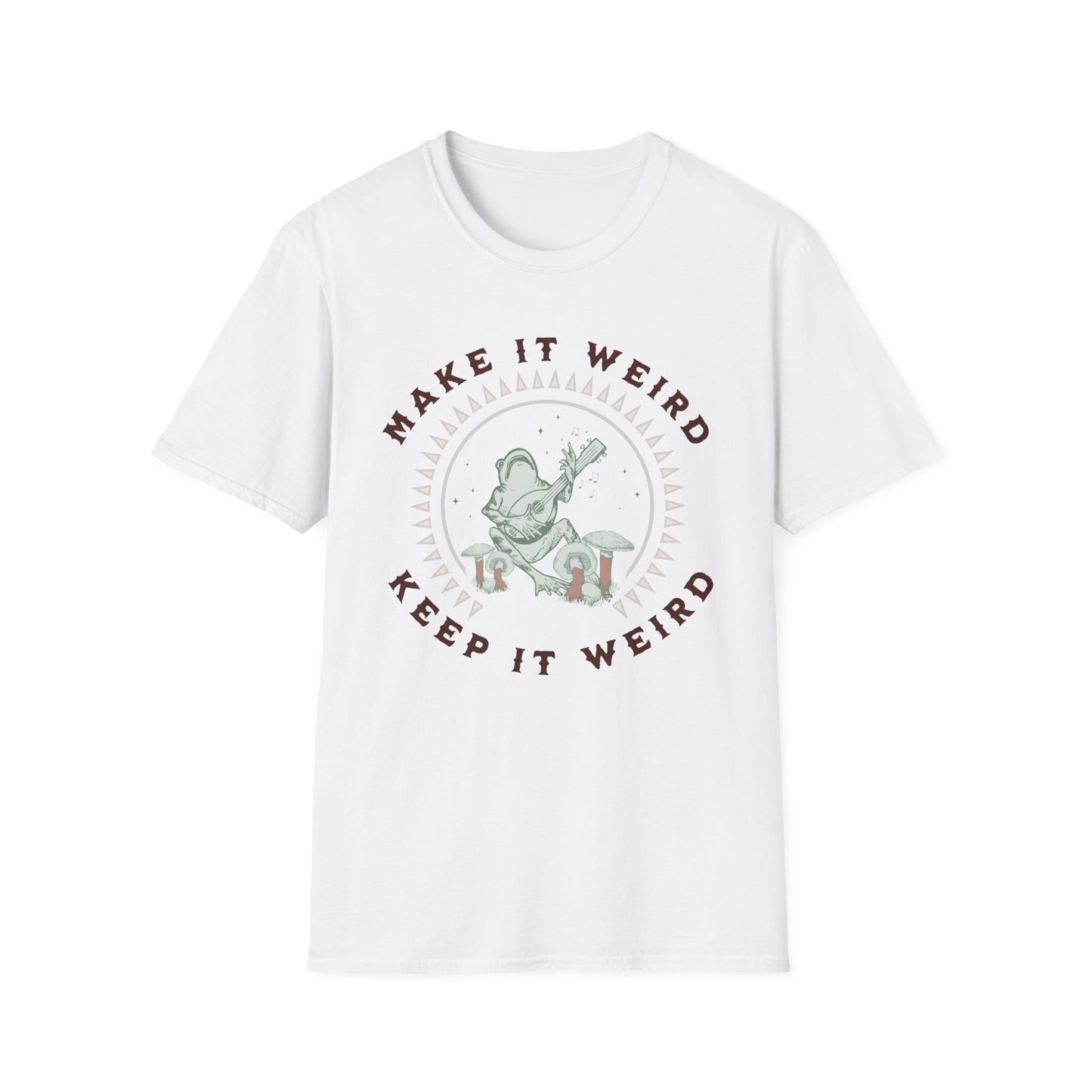 Weird Vibe Unisex Softstyle T-Shirt - Casual Fashion, Quirky Gift, Everyday Wear, Comfort Tee, Fun Graphic Tee