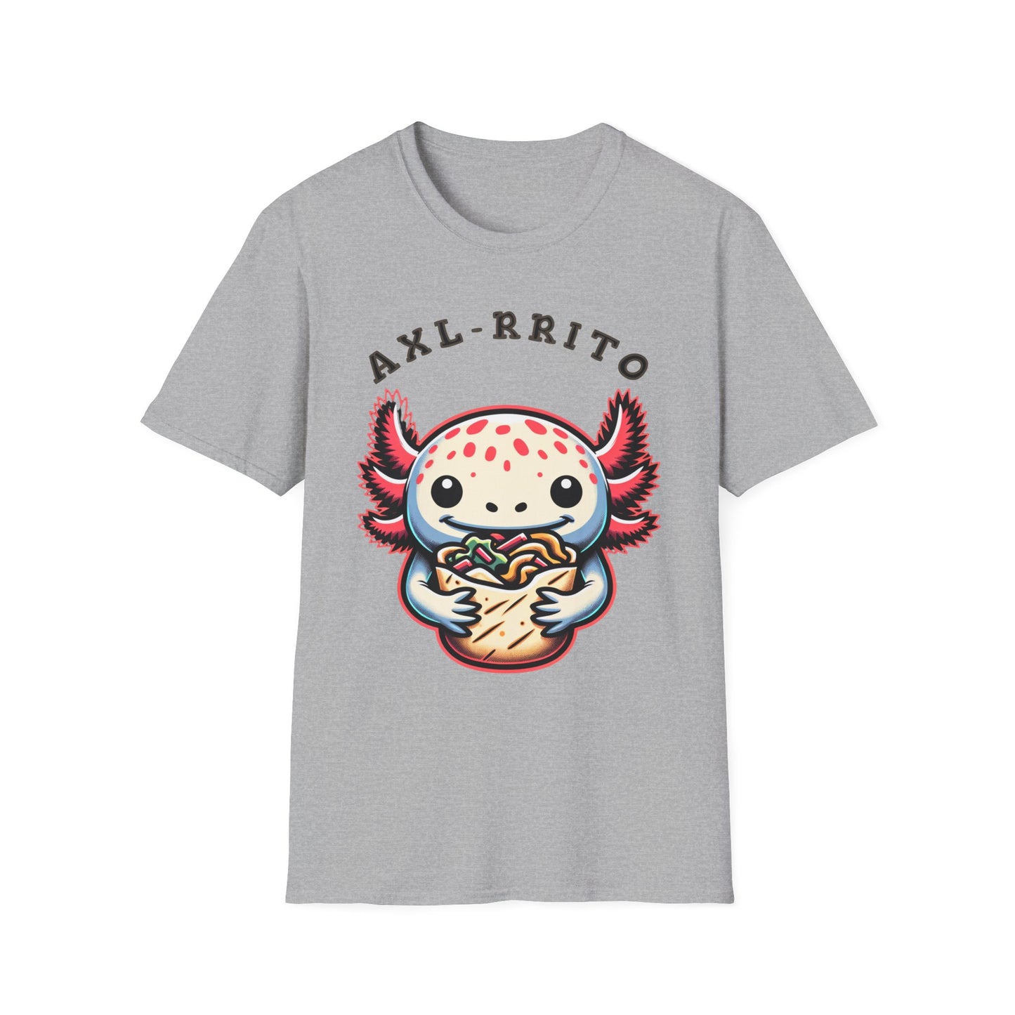 Axl-Rrito Unisex Softstyle T-Shirt - Cute Foodie Design