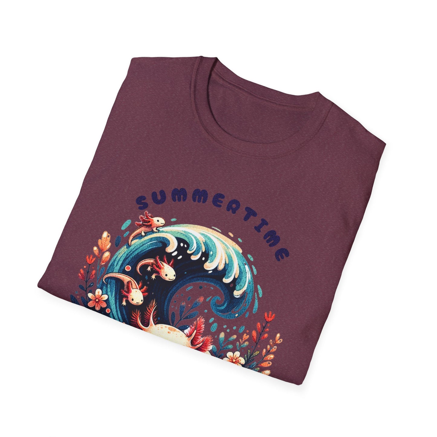 Summertime Vibes Unisex Softstyle T-Shirt - Casual Summer Tee
