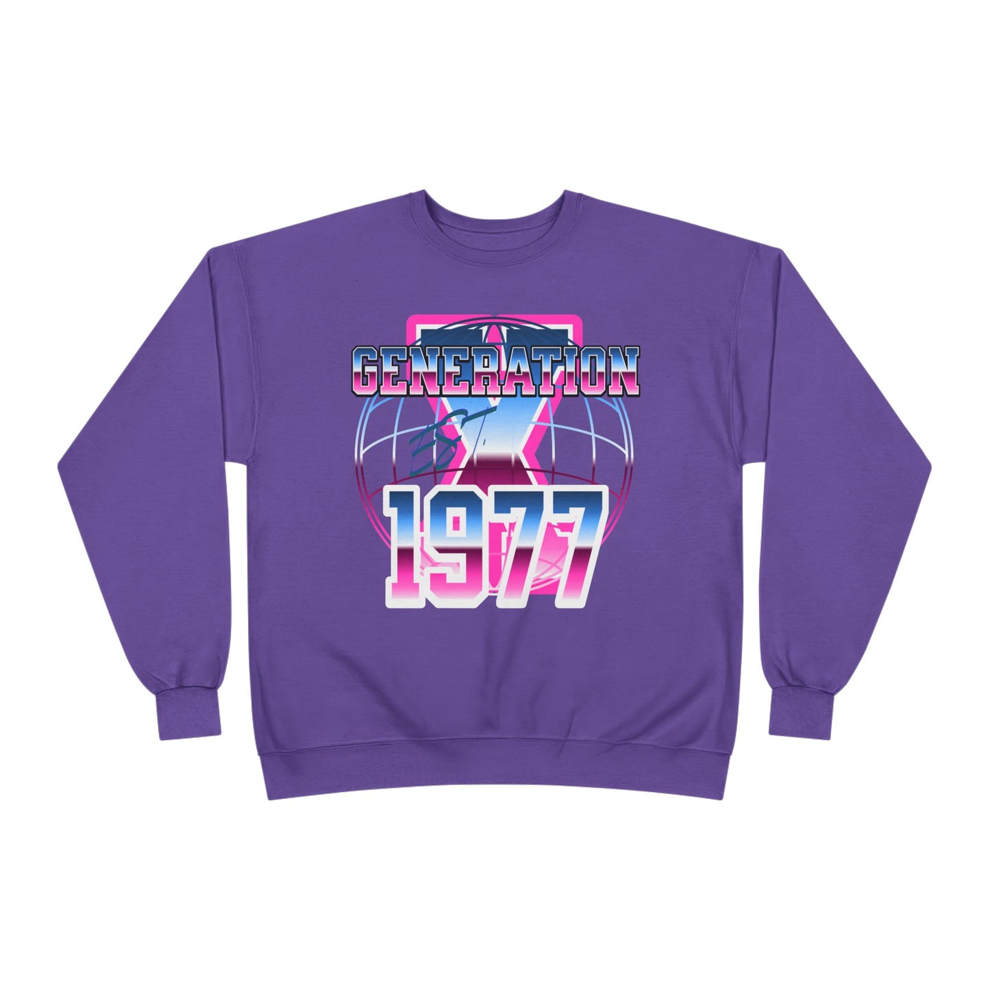 Retro Generation 1977 Sweatshirt - Vintage Style, Cozy Gift for 70s Lovers, Unisex Crewneck, Eco-Friendly Fashion