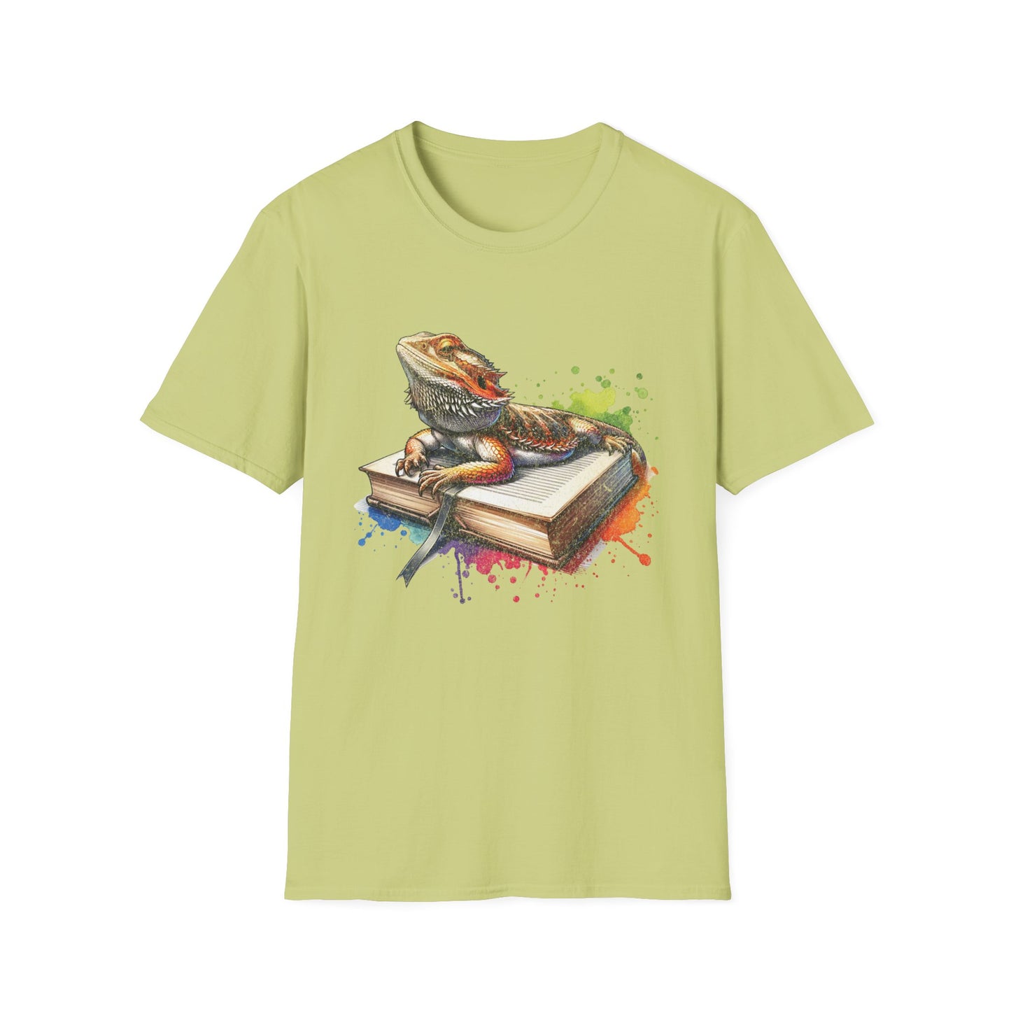 Bearded Dragon Book Unisex Softstyle T-Shirt