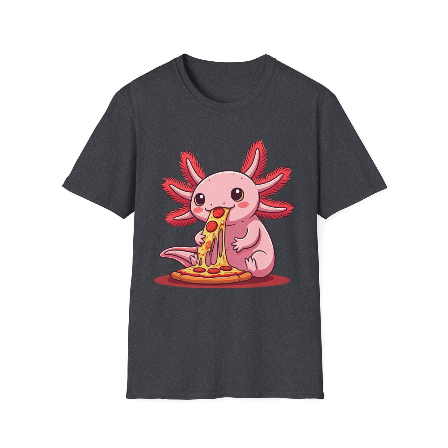 Axolotl Pizza Unisex Softstyle T-Shirt