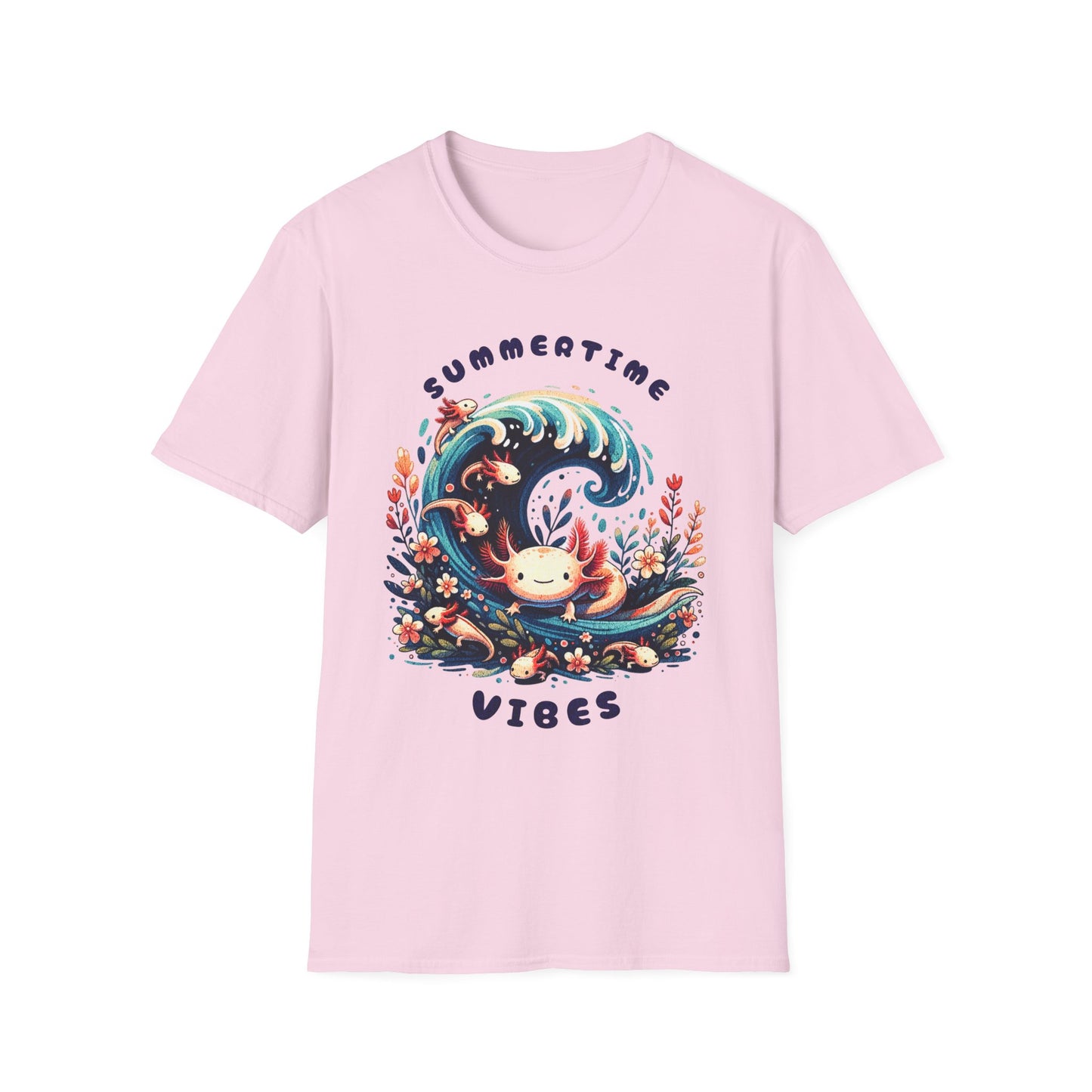 Summertime Vibes Unisex Softstyle T-Shirt - Casual Summer Tee
