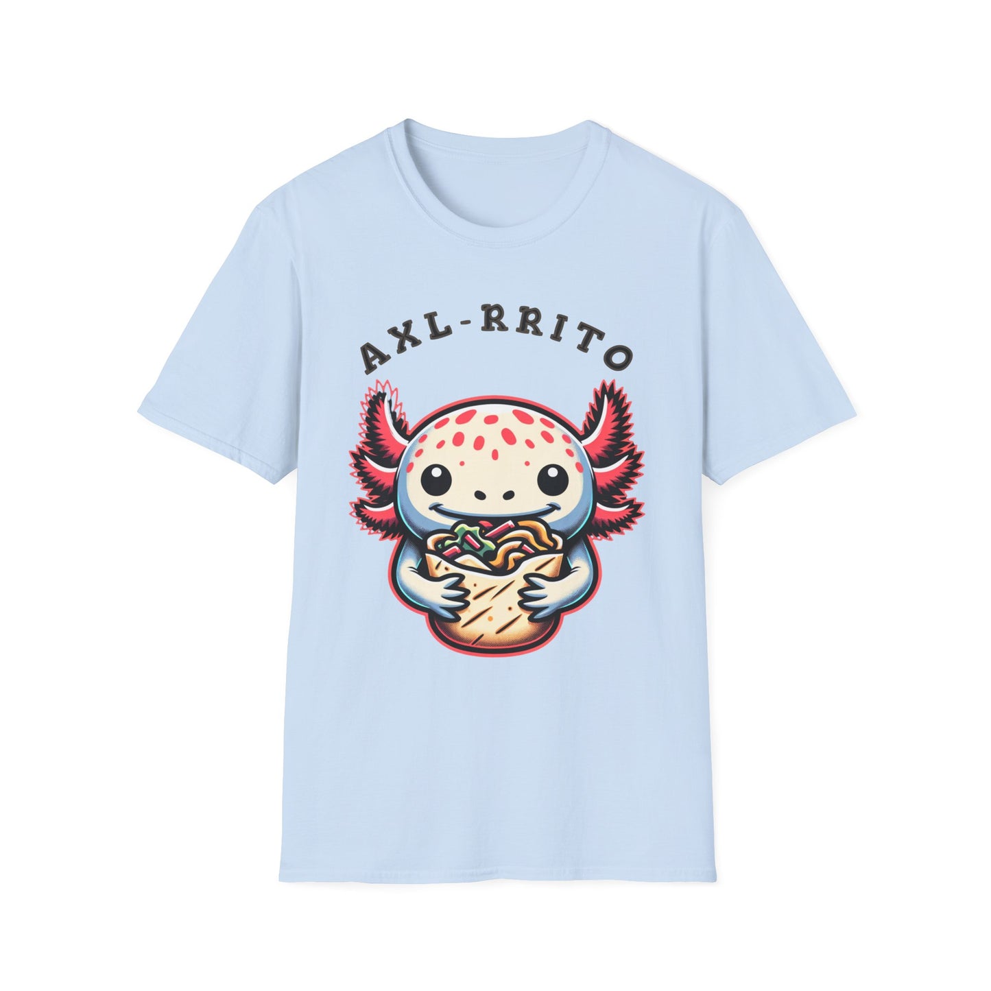 Axl-Rrito Unisex Softstyle T-Shirt - Cute Foodie Design