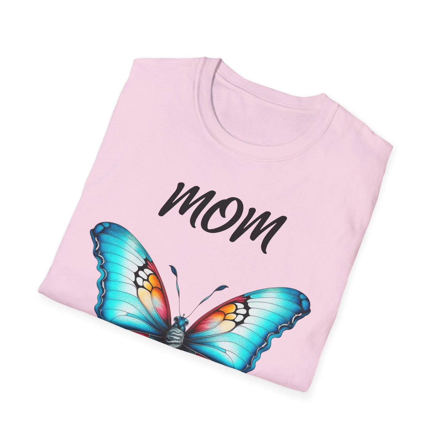 Mom Butterfly Softstyle T-Shirt | Gift for Mother's Day