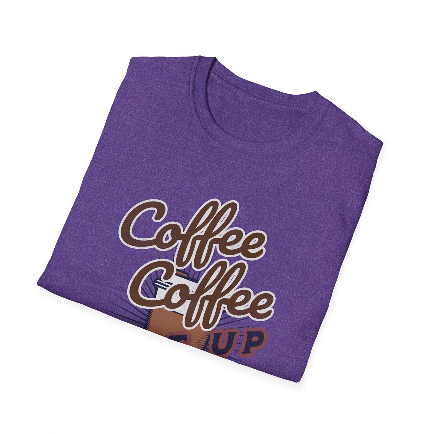 Shut up Coffee Lover Unisex T-Shirt - Fun Graphic Tee, Perfect for Baristas, Coffee Addicts, Gifts, Daily Wear, Casual Style