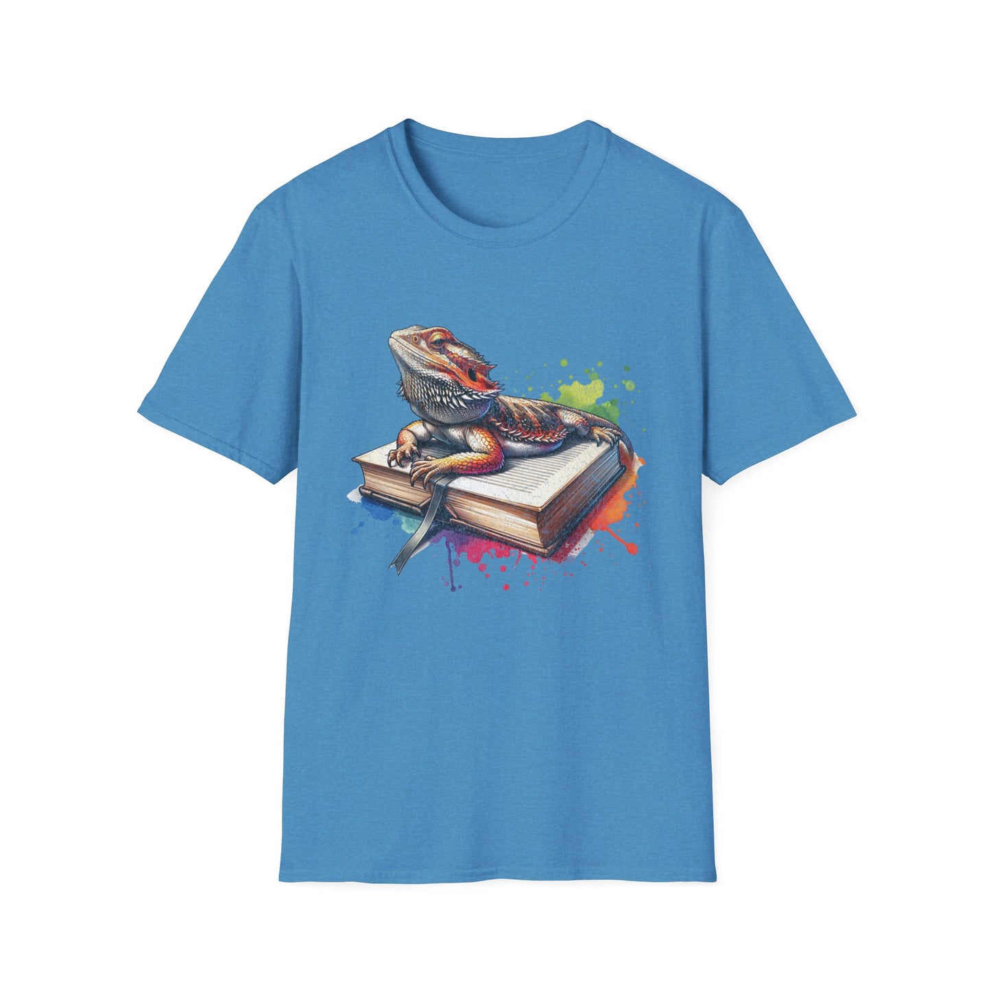 Bearded Dragon Book Unisex Softstyle T-Shirt