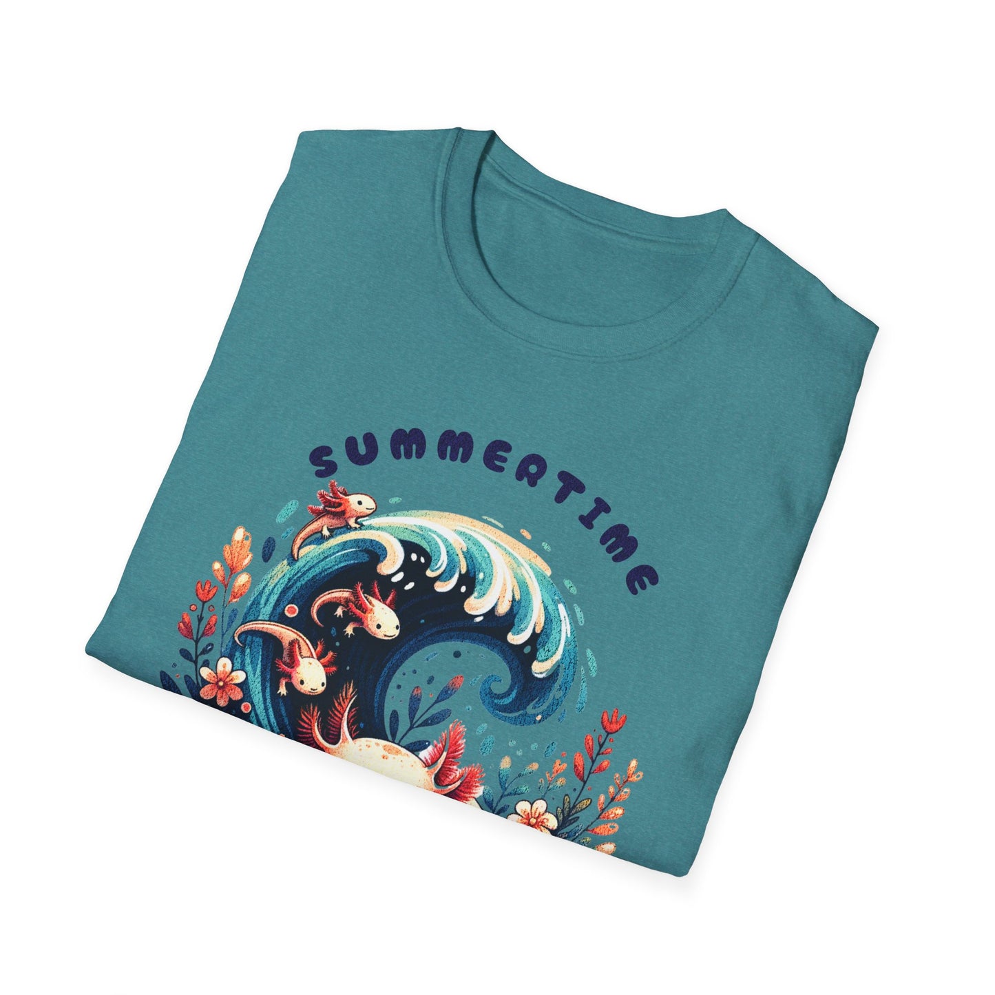 Summertime Vibes Unisex Softstyle T-Shirt - Casual Summer Tee