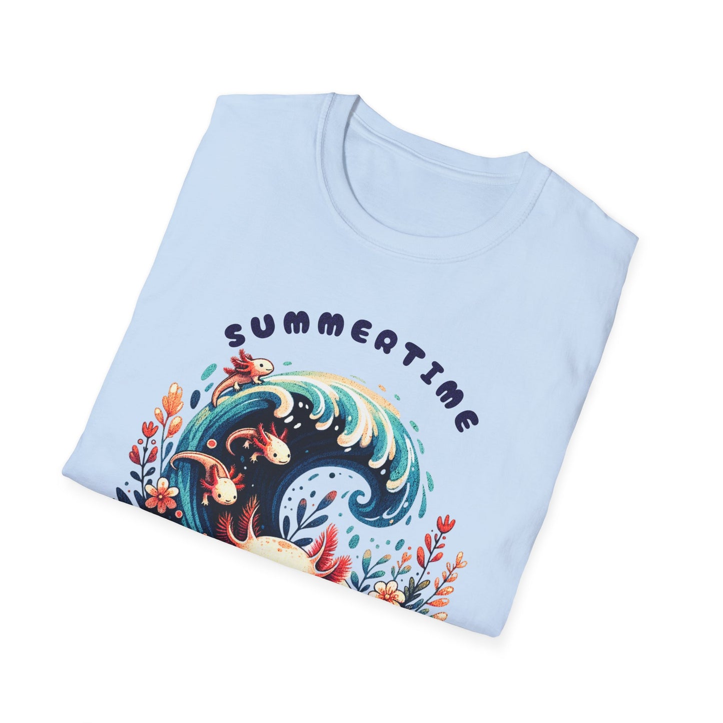 Summertime Vibes Unisex Softstyle T-Shirt - Casual Summer Tee