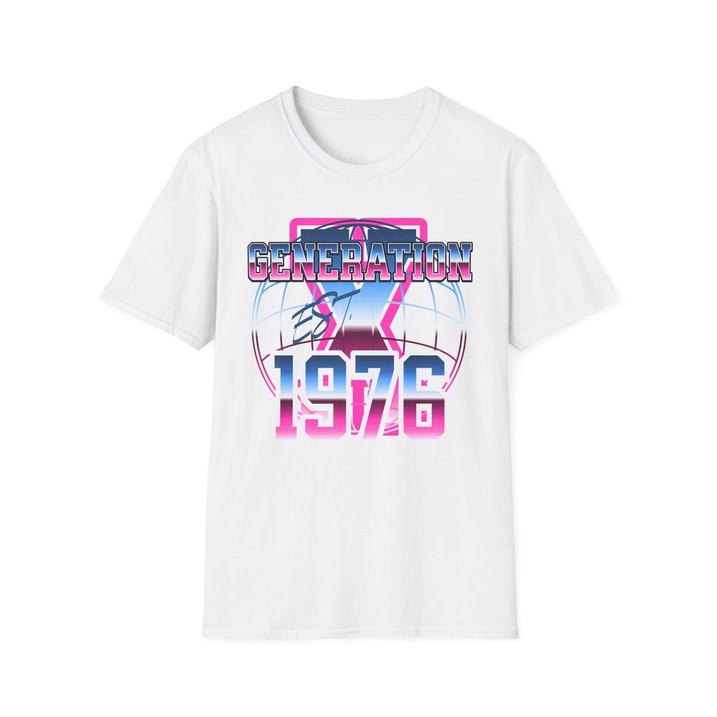 Retro 1976 Generation T-Shirt, Nostalgic Apparel, 70s Style Tee, Perfect Gift for Birthdays, Casual Vibe, Unisex Fashion