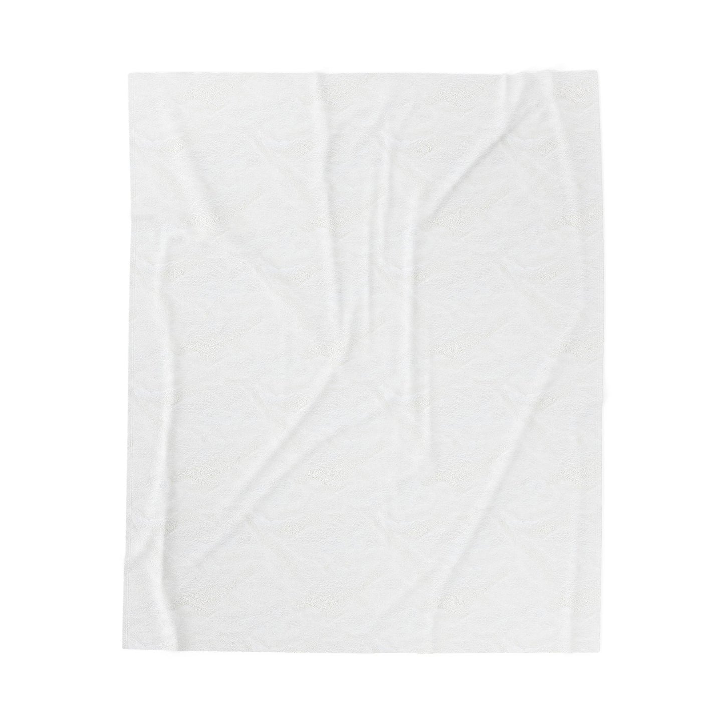 Back of blanket white blank