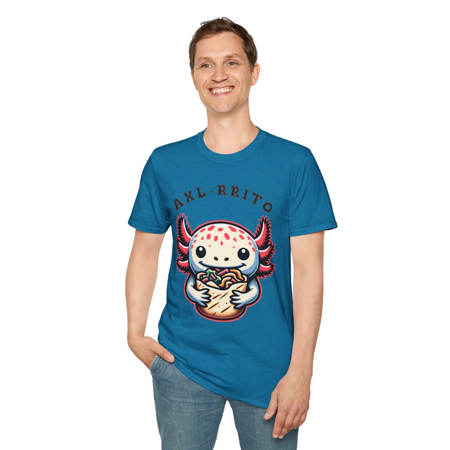 Axl-Rrito Unisex Softstyle T-Shirt - Cute Foodie Design