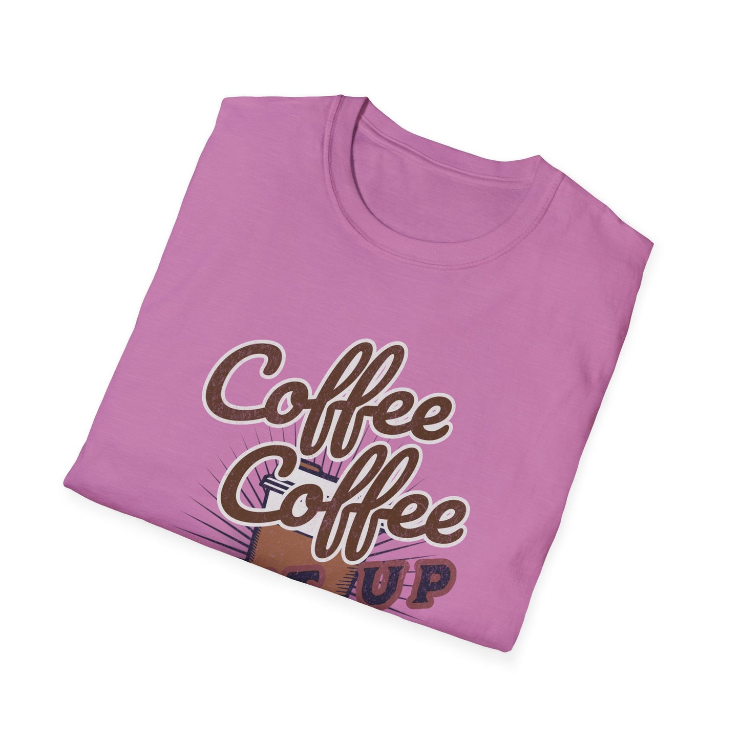 Shut up Coffee Lover Unisex T-Shirt - Fun Graphic Tee, Perfect for Baristas, Coffee Addicts, Gifts, Daily Wear, Casual Style