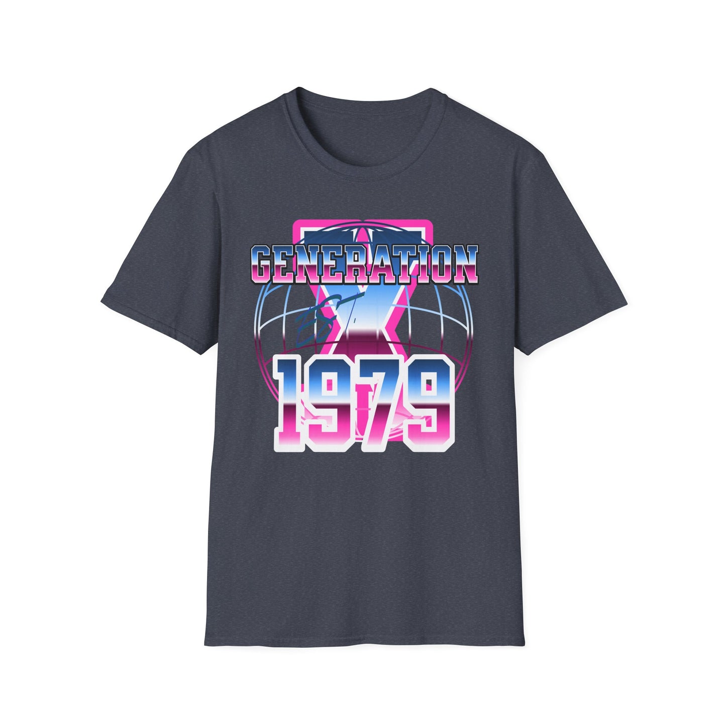 Retro Generation 1979 T-Shirt, Vintage Graphic Tee, Unisex Shirt, Gift for '79 Birthdays, Nostalgia Apparel, Casual Wear