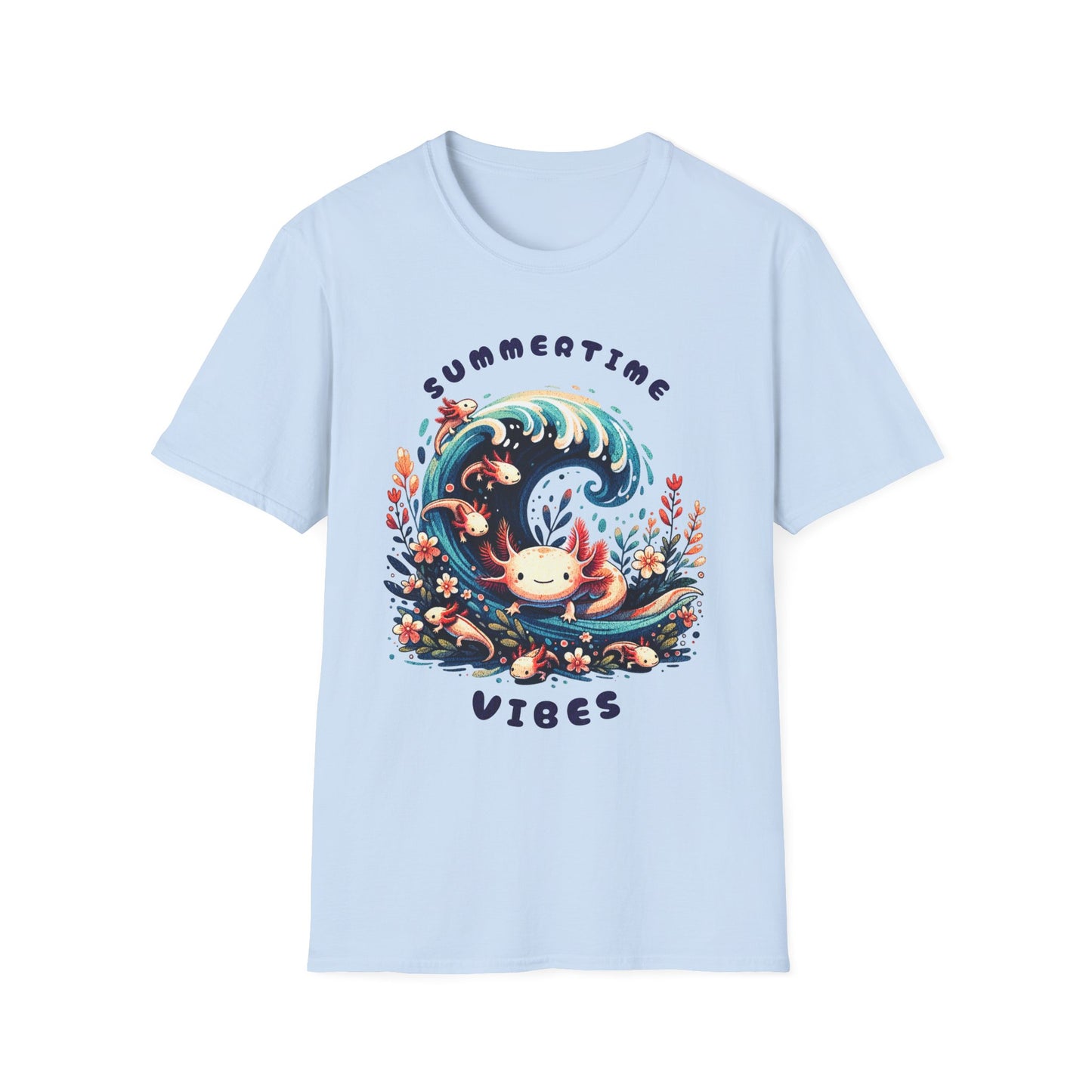 Summertime Vibes Unisex Softstyle T-Shirt - Casual Summer Tee