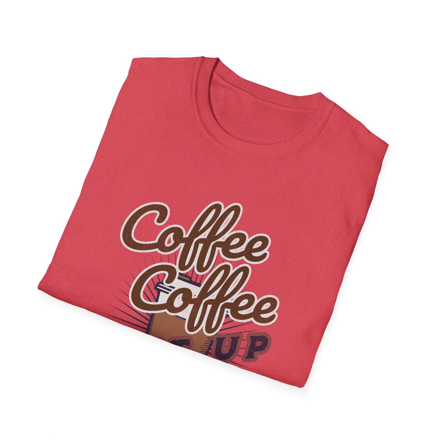 Shut up Coffee Lover Unisex T-Shirt - Fun Graphic Tee, Perfect for Baristas, Coffee Addicts, Gifts, Daily Wear, Casual Style